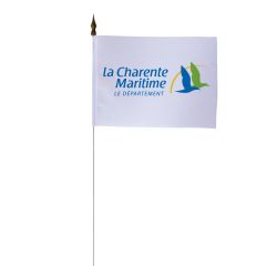 Drapeau de table 10x15 cm conseil départemental Charente-Maritime - A l'unité 