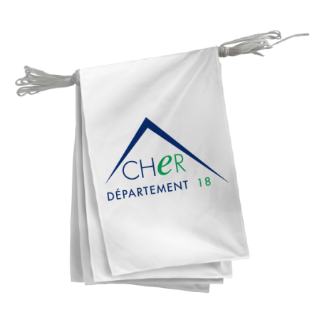 Guirlande du Conseil Départemental du Cher