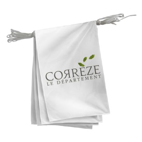 Guirlande conseil départemental Corrèze - A l'unité