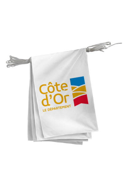 Guirlande du Conseil Départemental de la Côte d'Or 