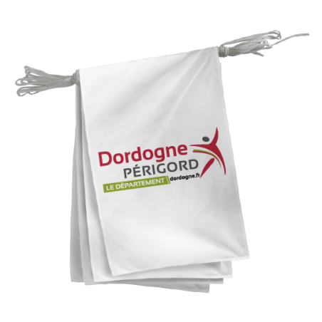 Guirlande du Conseil Départemental de la Dordogne 
