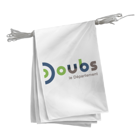 Guirlande du Conseil Départemental du Doubs 