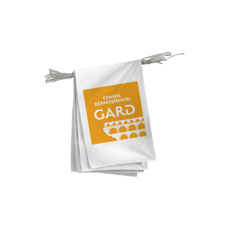 Guirlande du Conseil Départemental du Gard 