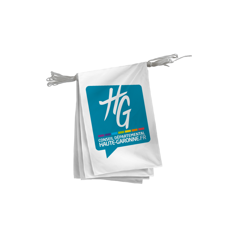 Guirlande du Conseil Départemental de la Haute-Garonne