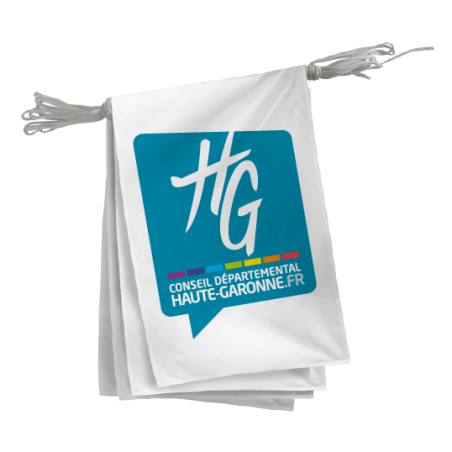Guirlande du Conseil Départemental de la Haute-Garonne