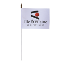 Drapeau de table d'Ille-et-Vilaine 10x15 cm