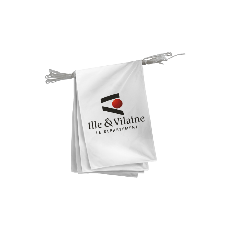 Guirlande du Conseil Départemental d'Ille-et-Vilaine 