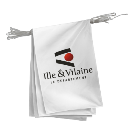Guirlande du Conseil Départemental d'Ille-et-Vilaine 