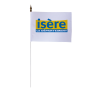 Drapeau de table conseil départemental de l'Isère 10x15 cm