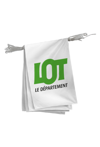 Guirlande du Conseil Départemental du Lot