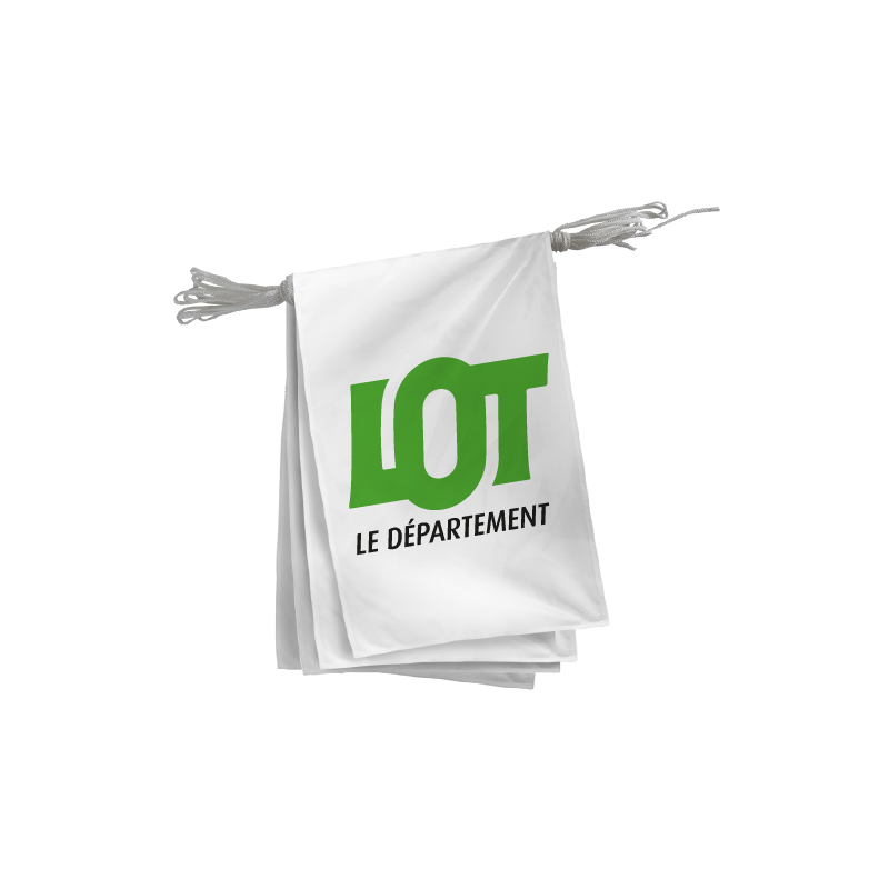 Guirlande du Conseil Départemental du Lot