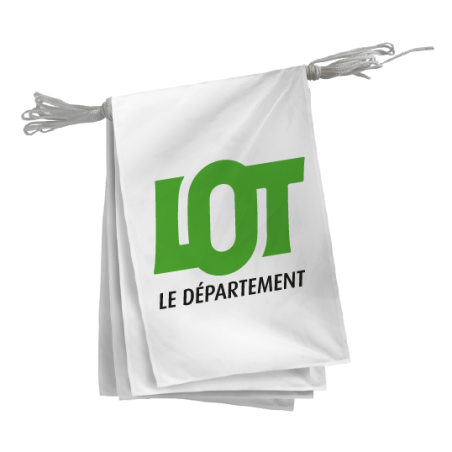 Guirlande du Conseil Départemental du Lot