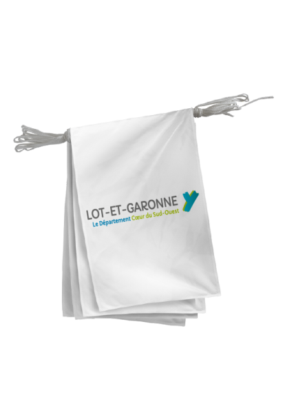 Guirlande du Conseil Départemental du Lot-et-Garonne 