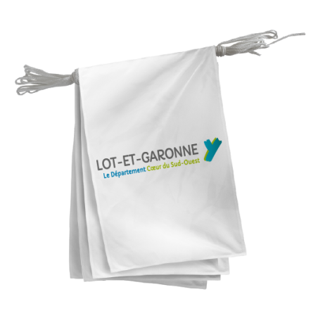 Guirlande du Conseil Départemental du Lot-et-Garonne 