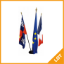 Lot de 3 drapeaux d'accueil