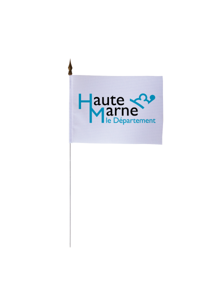 Drapeau de table du Conseil Départemental de la Haute-Marne 10x15 cm 