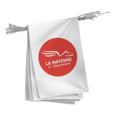 Guirlande du Conseil Départemental de la Mayenne 