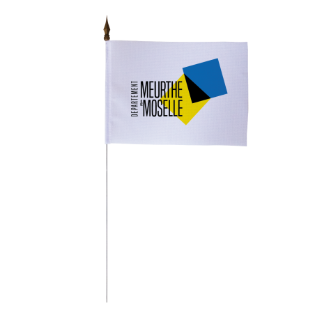 Drapeau de table du Conseil Départemental de Meurthe-et-Moselle 10x15 cm 