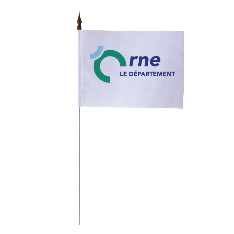 Drapeau de table du Conseil Départemental d'Orne 10x15 cm