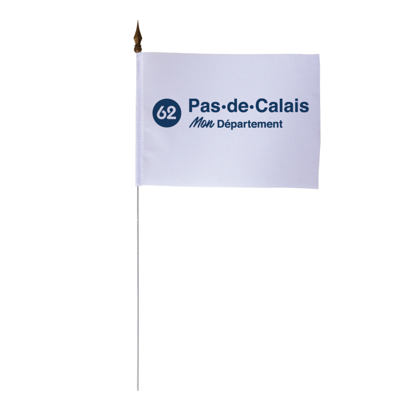 Drapeau de table du Conseil Départemental du Pas-de-Calais 10x15 cm  