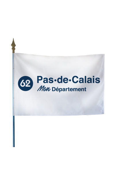 Drapeau du Conseil Départemental du Pas-de-Calais