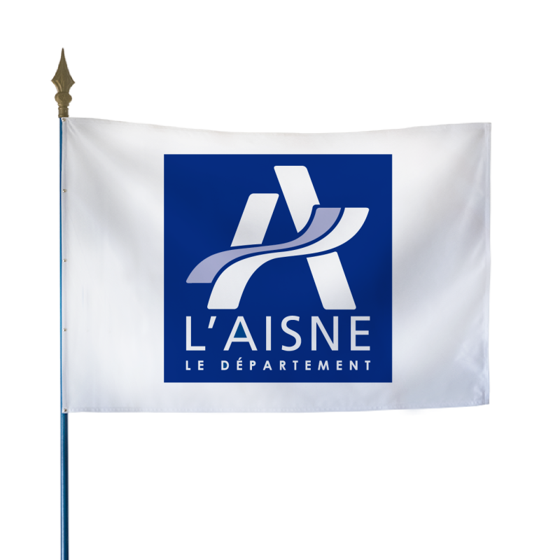 Drapeau du Conseil Départemental de l'Aisne