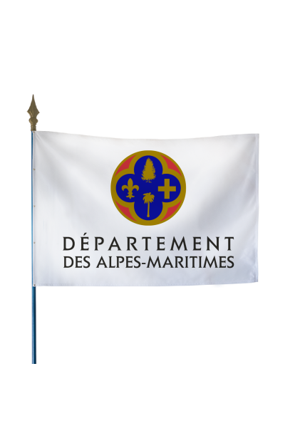 Drapeau du Conseil Départemental des Alpes-Maritimes