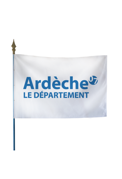 Drapeau du Conseil Départemental de l'Ardèche