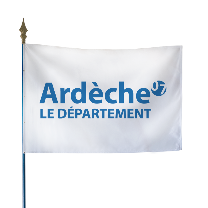 Drapeau du Conseil Départemental de l'Ardèche