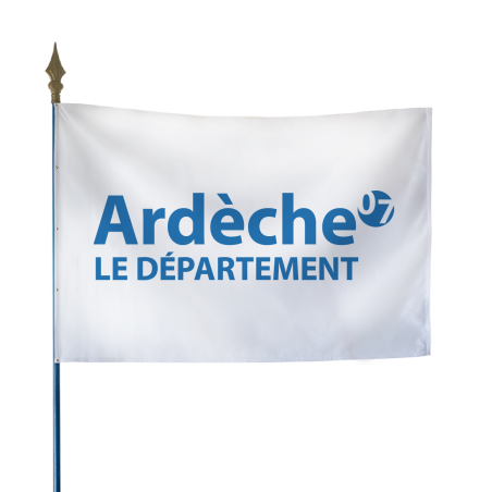 Drapeau du Conseil Départemental de l'Ardèche