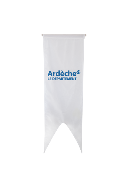 Oriflamme du Conseil Départemental de l'Ardèche