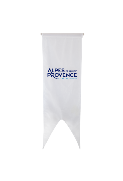 Oriflamme du Conseil Départemental des Alpes de Haute-Provence