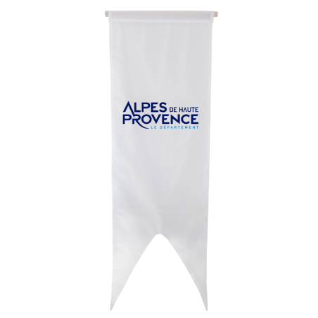Oriflamme du Conseil Départemental des Alpes de Haute-Provence