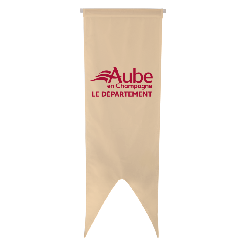 Oriflamme du Conseil Départemental de l'Aube