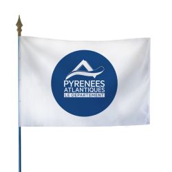 Drapeau du Conseil Départemental des Pyrénées-Atlantiques