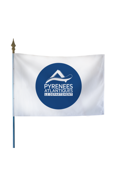 Drapeau du Conseil Départemental des Pyrénées-Atlantiques