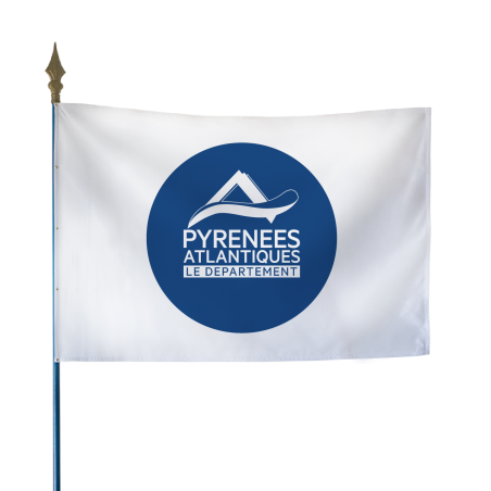 Drapeau du Conseil Départemental des Pyrénées-Atlantiques