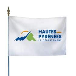 Drapeau du Conseil Départemental des Hautes-Pyrénées 