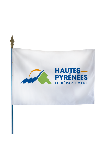 Drapeau du Conseil Départemental des Hautes-Pyrénées 