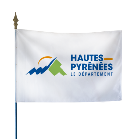 Drapeau du Conseil Départemental des Hautes-Pyrénées 