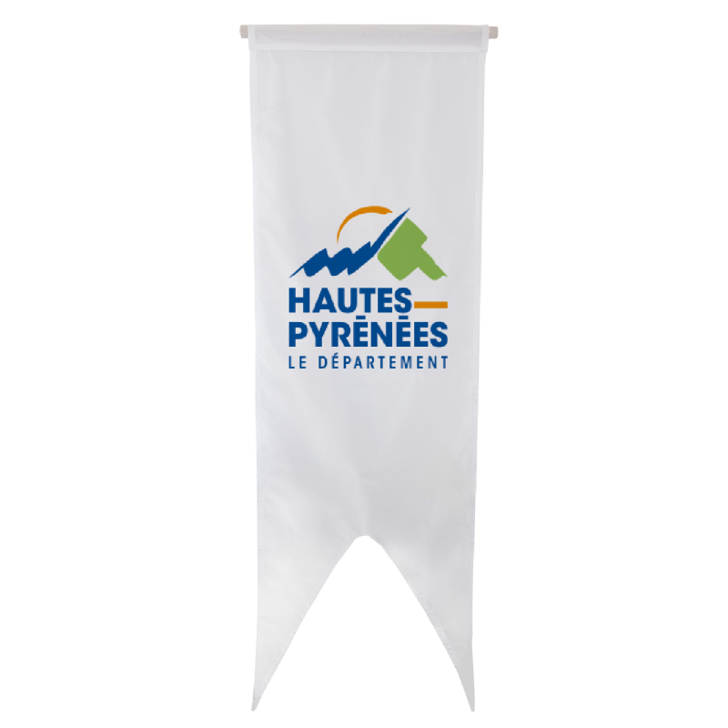 Oriflamme du Conseil Départemental des Hautes-Pyrénées