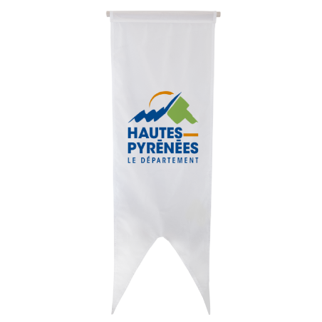 Oriflamme du Conseil Départemental des Hautes-Pyrénées