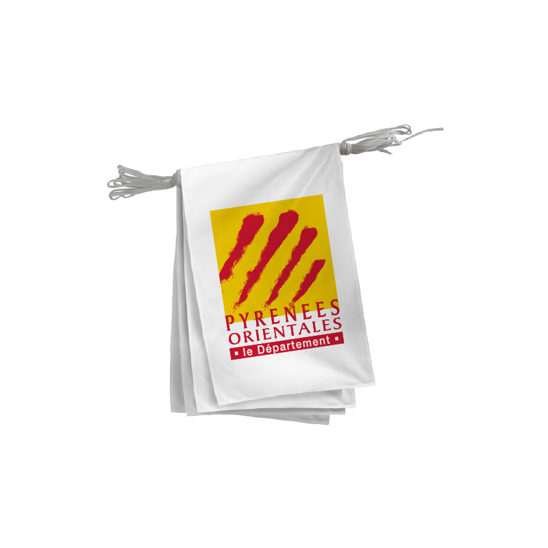 Guirlande du Conseil Départemental des Pyrénées-Orientales