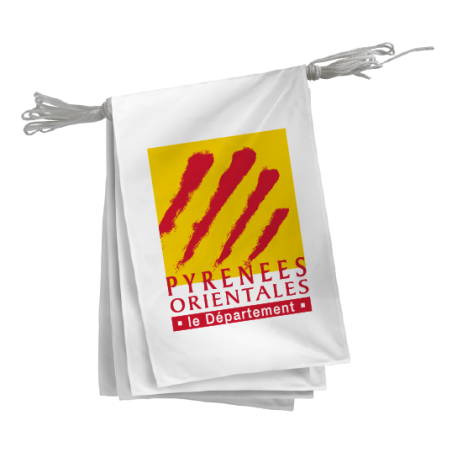 Guirlande du Conseil Départemental des Pyrénées-Orientales