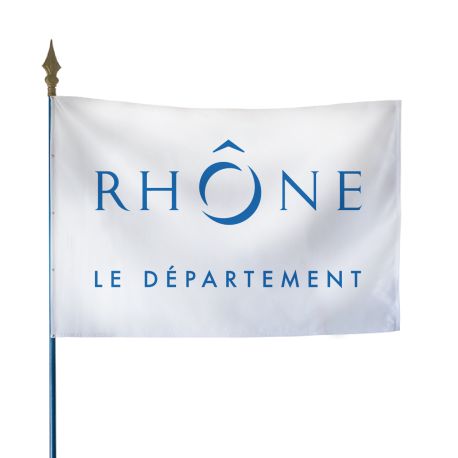 Drapeau du Conseil Départemental du Rhône