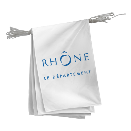 Guirlande du Conseil Départemental du Rhône