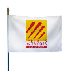 Drapeau de du Conseil Départemental des Pyrénées-Orientales 