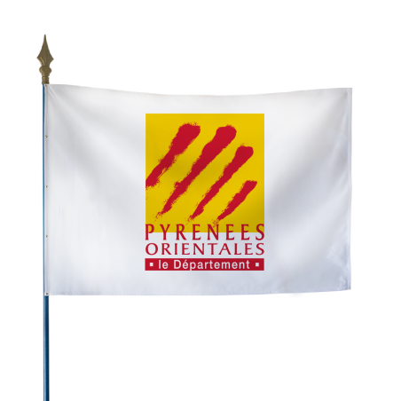Drapeau de du Conseil Départemental des Pyrénées-Orientales 