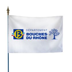 Drapeau du Conseil Départemental des Bouches-du-Rhône
