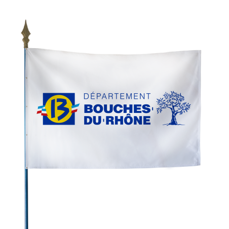 Drapeau du Conseil Départemental des Bouches-du-Rhône